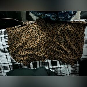 sienna sky leopard print PJ shorts